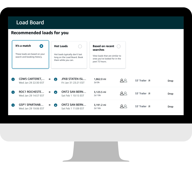 No, Amazon Relay no es una bolsa de cargas